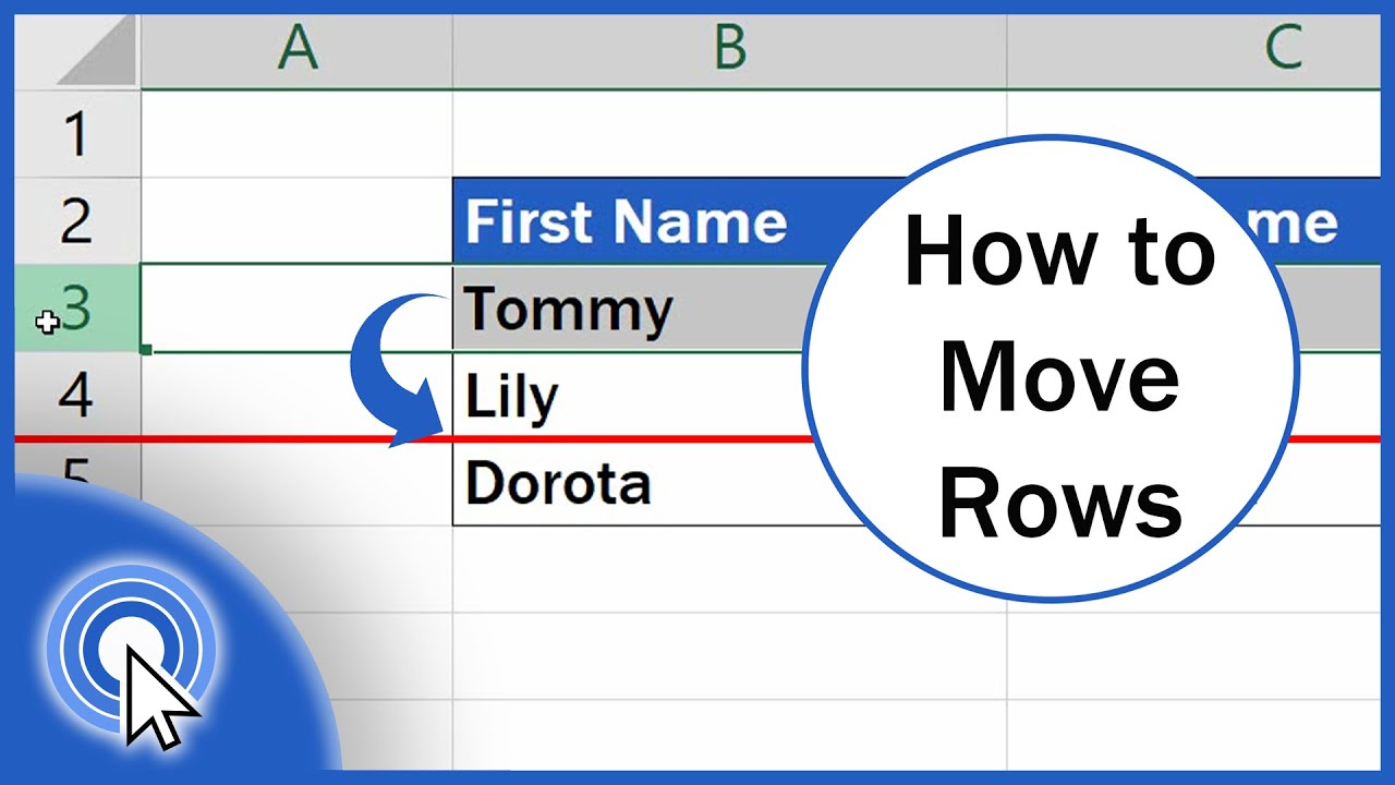 move rows in excel for mac 2008